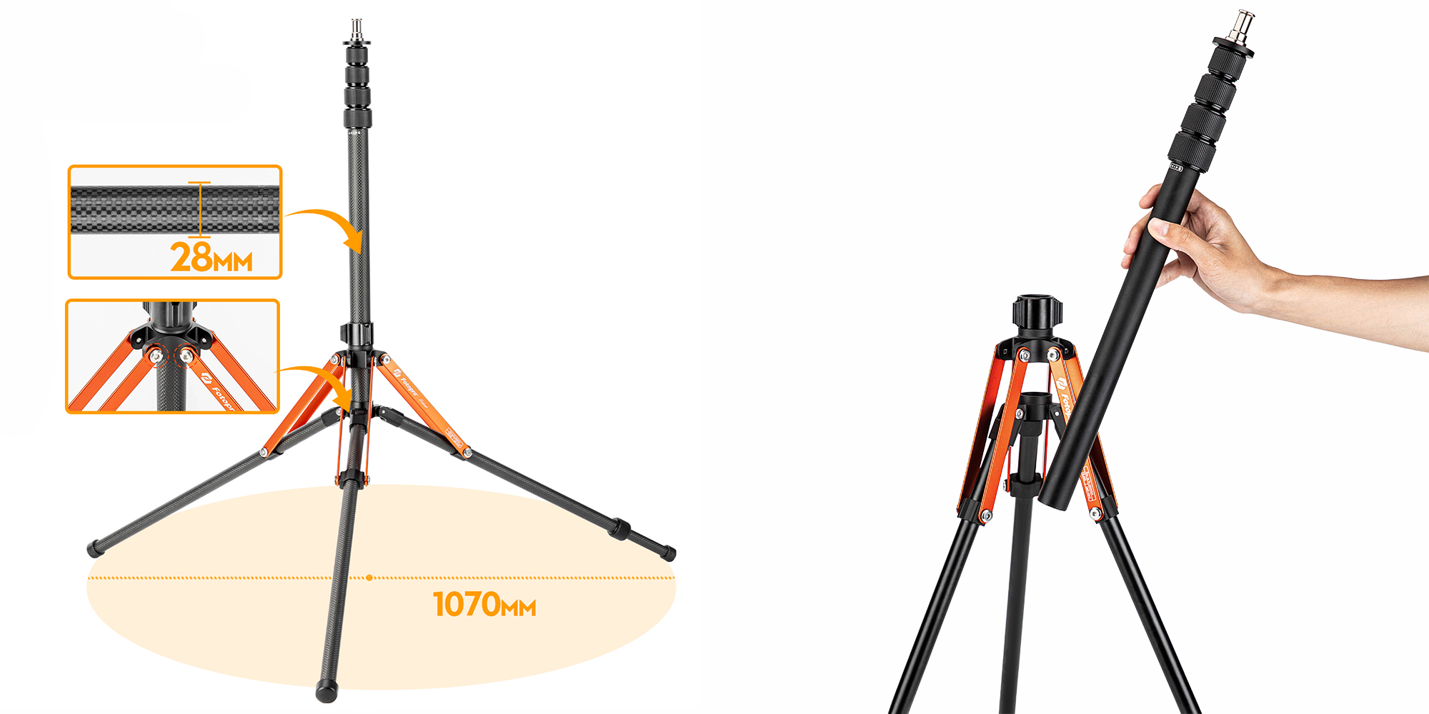 Statyw oświetleniowy Fotopro TR-02A